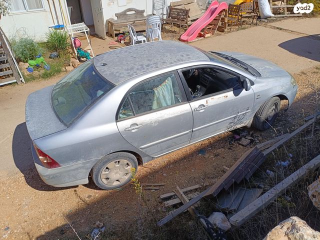 מודעת רכב טויוטה קורולה