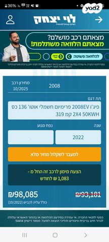 פיג'ו 2008