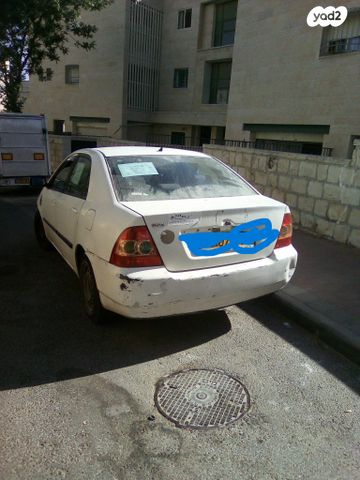 מודעת רכב טויוטה קורולה