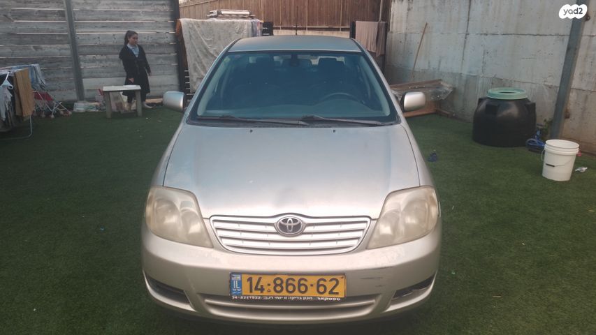 מודעת רכב טויוטה קורולה