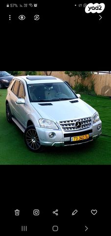 מודעת רכב מרצדס-בנץ ML