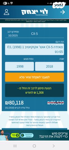 מודעת רכב מאזדה CX-5