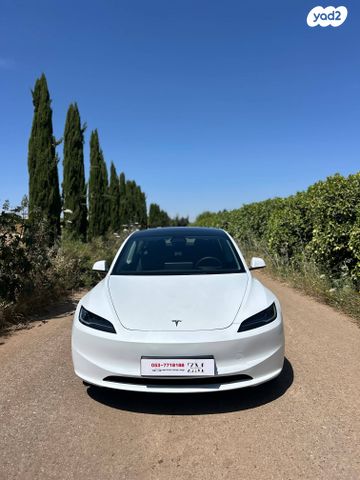 מודעת רכב טסלה מודל 3