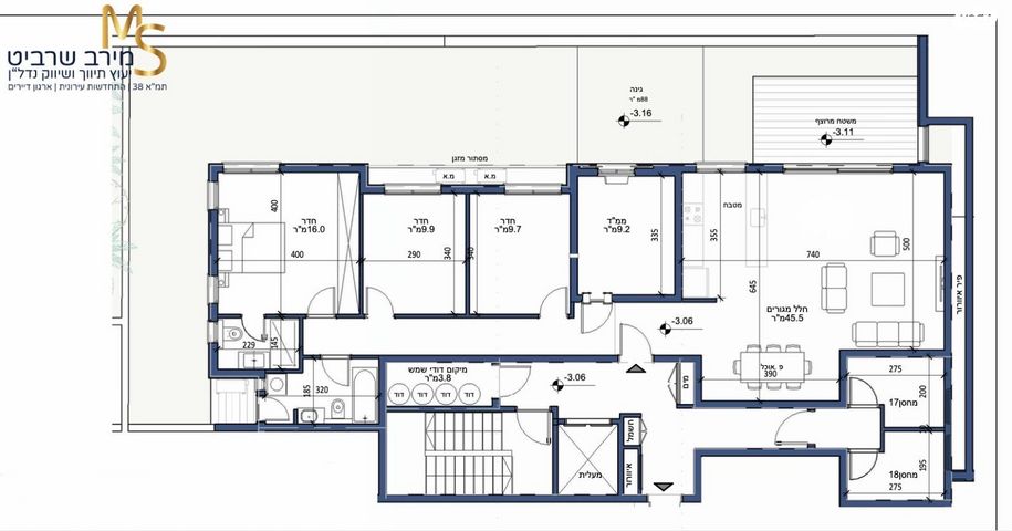 דירת גן, התיכון, נווה שאנן, חיפה