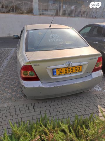 מודעת רכב טויוטה קורולה