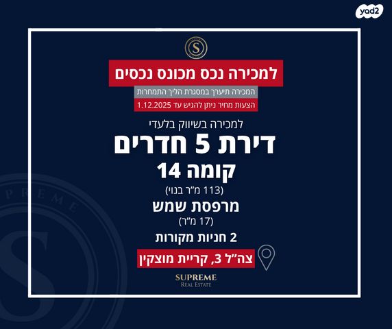 דירה, צה"ל 3, משכנות האומנים, קרית מוצקין