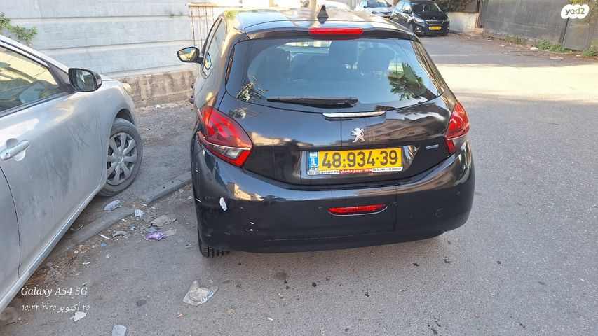 מודעת רכב פיג'ו 208