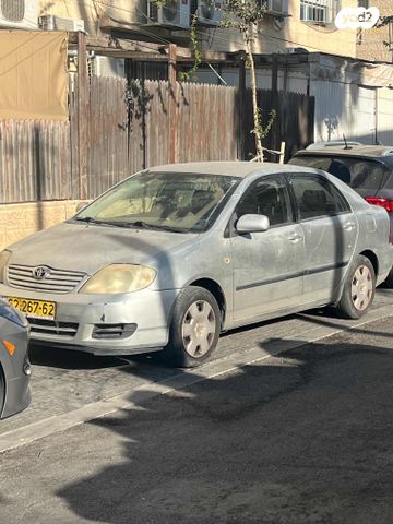 מודעת רכב טויוטה קורולה