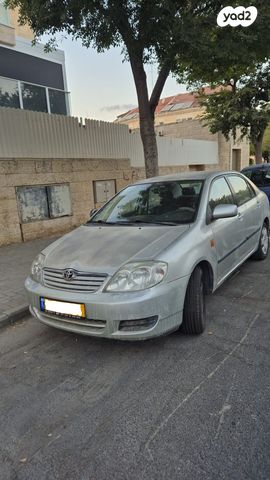 מודעת רכב טויוטה קורולה