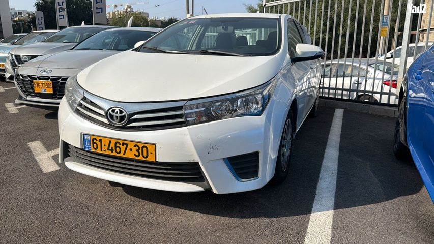מודעת רכב טויוטה קורולה