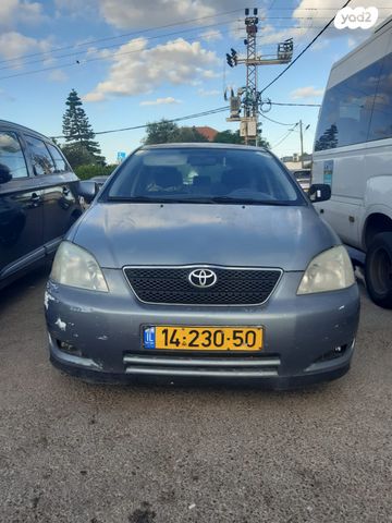 מודעת רכב טויוטה קורולה