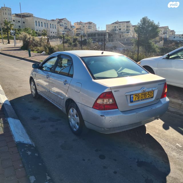מודעת רכב טויוטה קורולה