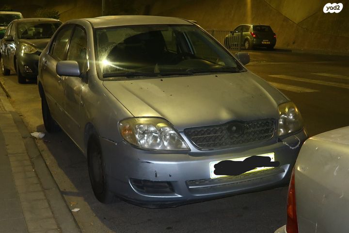 מודעת רכב טויוטה קורולה