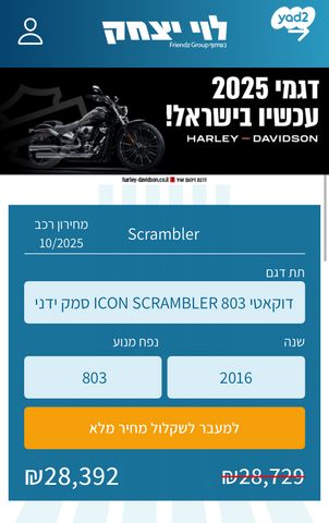 דוקאטי סקרמבלר אייקון