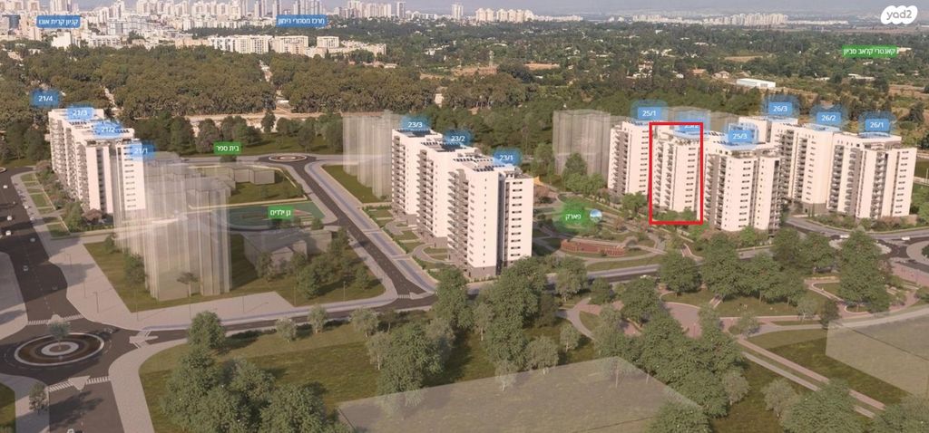 דירה, ענת גוב 8, צומת סביון, קרית אונו