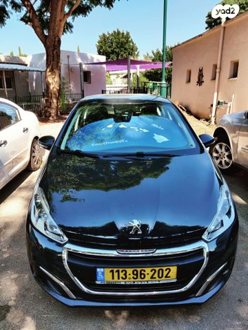 מודעת רכב פיג'ו 208