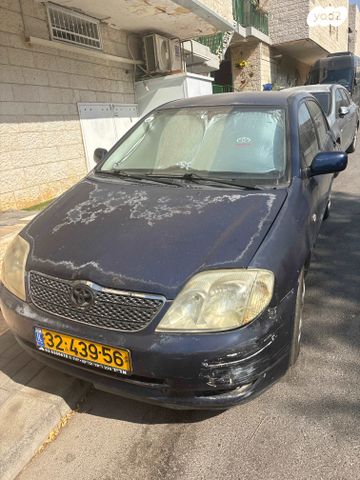מודעת רכב טויוטה קורולה