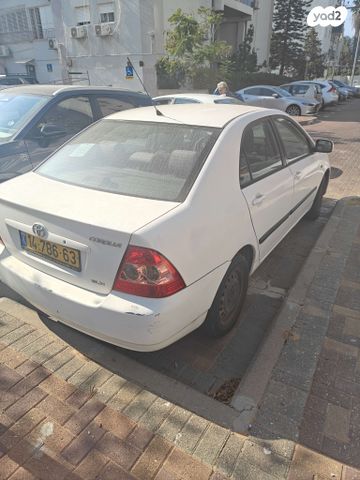מודעת רכב טויוטה קורולה