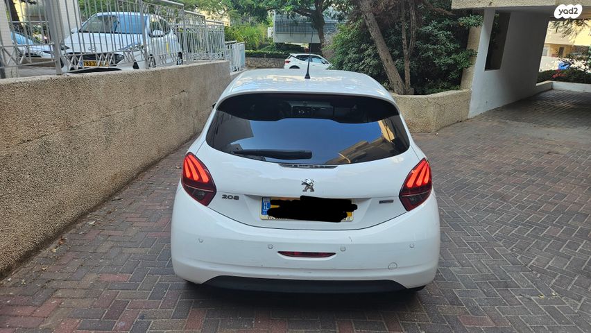 מודעת רכב פיג'ו 208