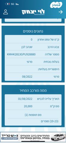 מודעת רכב יונדאי קונה