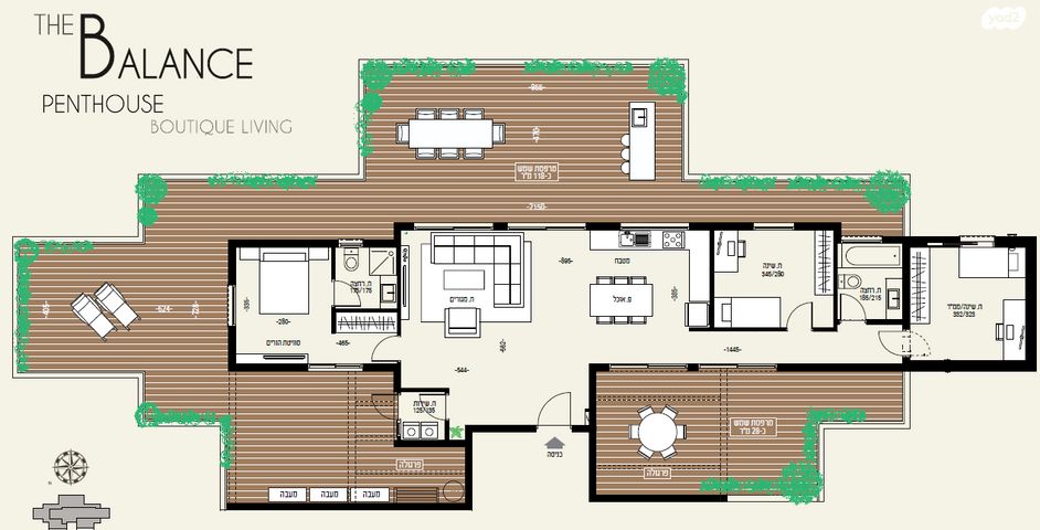 גג/ פנטהאוז, הבנים, גבעת נוף, נס ציונה