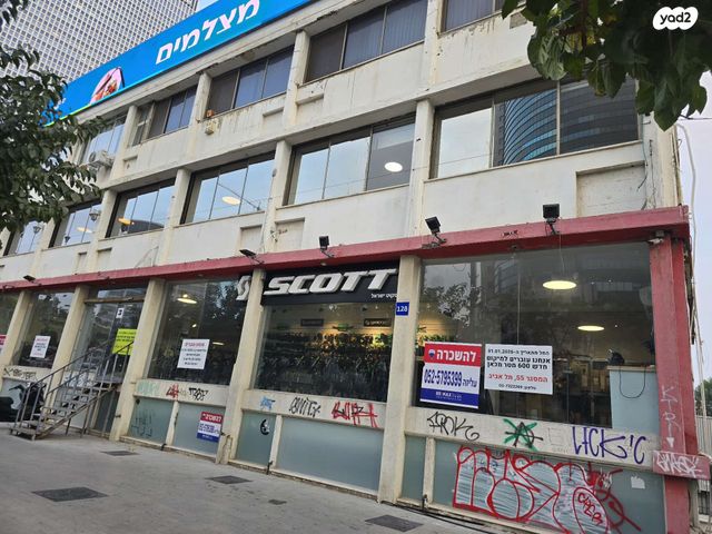 חנויות/ שטח מסחרי, דרך מנחם בגין 128, מונטיפיורי, הרכבת, תל אביב יפו