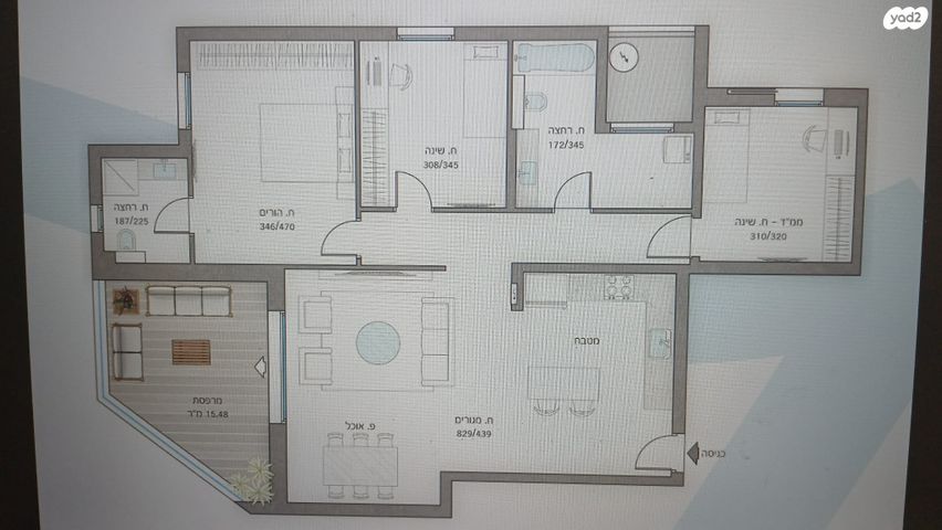 דירה, חרובים 5, סביוני ים, קרית ים