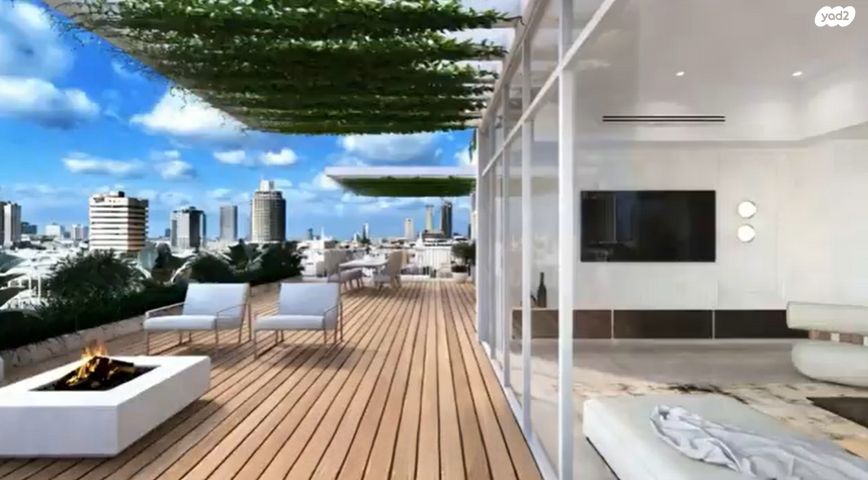 גג/ פנטהאוז, רש"י 52, לב תל אביב, לב העיר צפון, תל אביב יפו