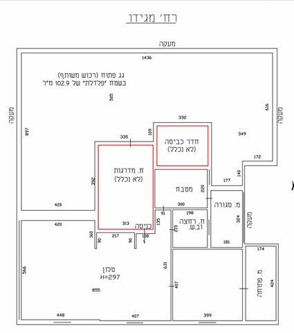 דירה, מגידו, הצפון הישן - דרום, תל אביב יפו
