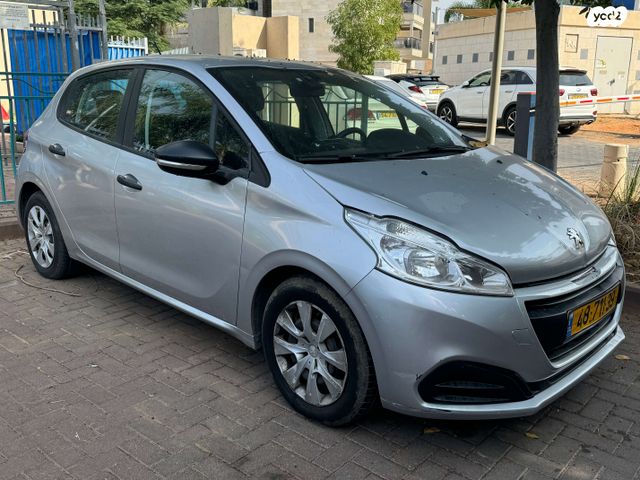 מודעת רכב פיג'ו 208