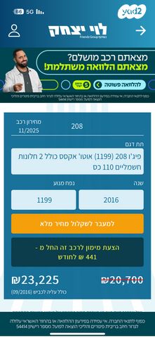 פיג'ו 208
