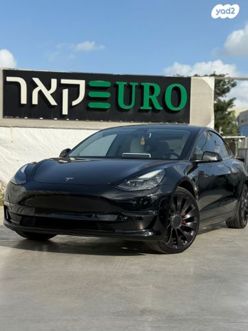 מודעת רכב טסלה מודל 3