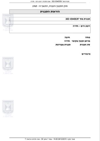 מגרשים, שדרות מנחם בגין, גבעת אולגה, חדרה