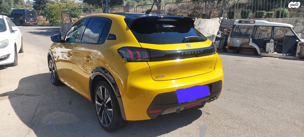 מודעת רכב פיג'ו 208