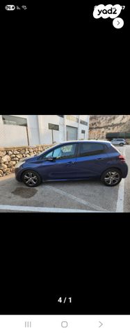 מודעת רכב פיג'ו 208