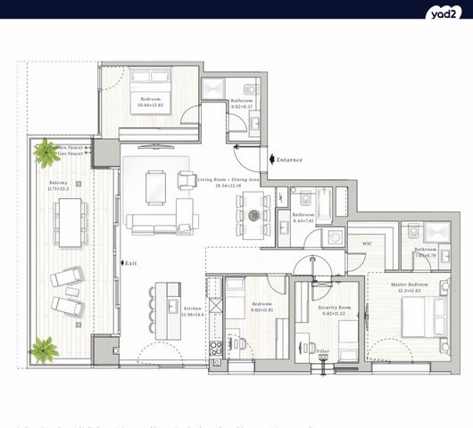 דירה, אהוד מנור 20, עיר ימים, נתניה