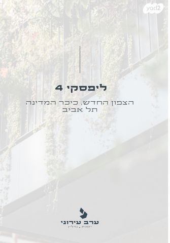 גג/ פנטהאוז, ליפסקי, הצפון החדש - כיכר המדינה, תל אביב יפו