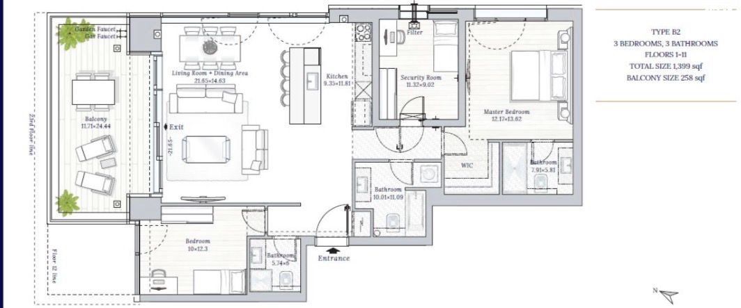 דירה, אהוד מנור 20, עיר ימים, נתניה