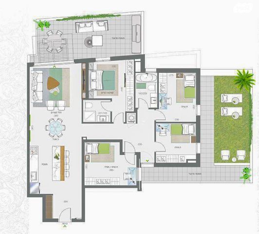 דירת גן, הדר, רמת השרון