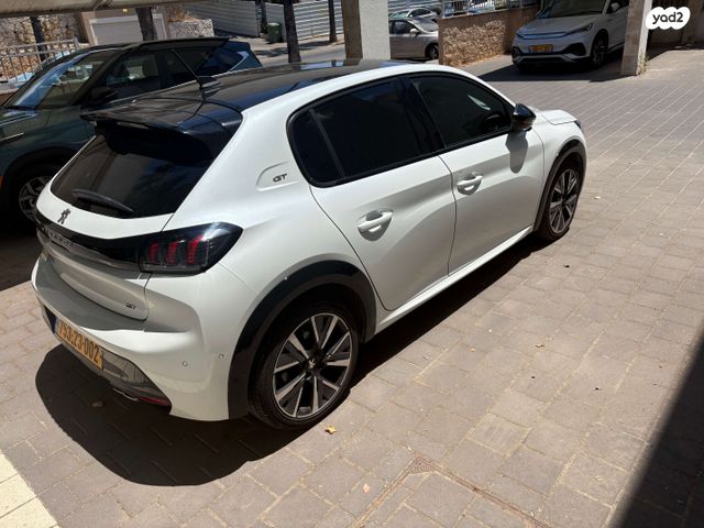 מודעת רכב פיג'ו 208