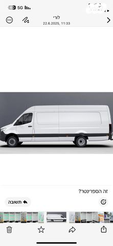 מודעת רכב מרצדס-בנץ ספרינטר