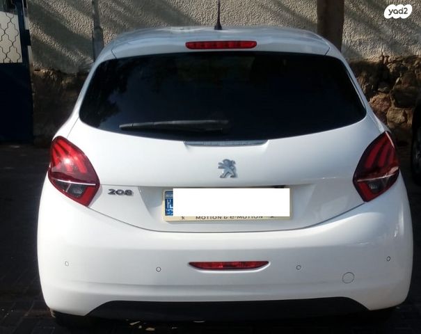 מודעת רכב פיג'ו 208