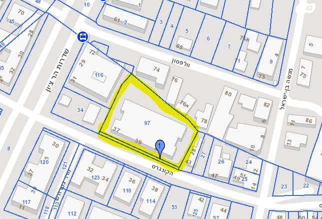 דירה, הקונגרס 37, נווה שאנן, תל אביב יפו