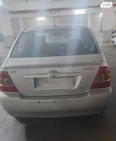 מודעת רכב טויוטה קורולה