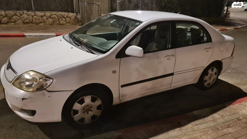 מודעת רכב טויוטה קורולה