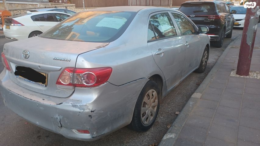 מודעת רכב טויוטה קורולה