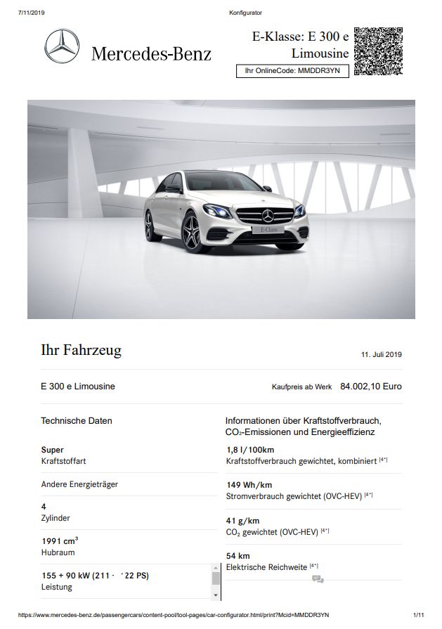 מרצדס-בנץ E-class