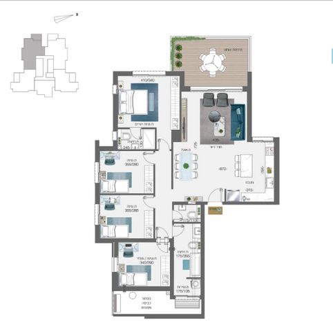 דירה, יפה ירקוני 7, דרום חדש, פארק הים, בת ים