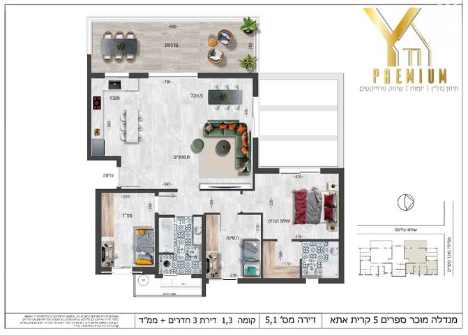 דירה, מנדלי מוכר ספרים, אברמסקי, קרית אתא