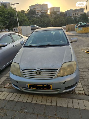 מודעת רכב טויוטה קורולה